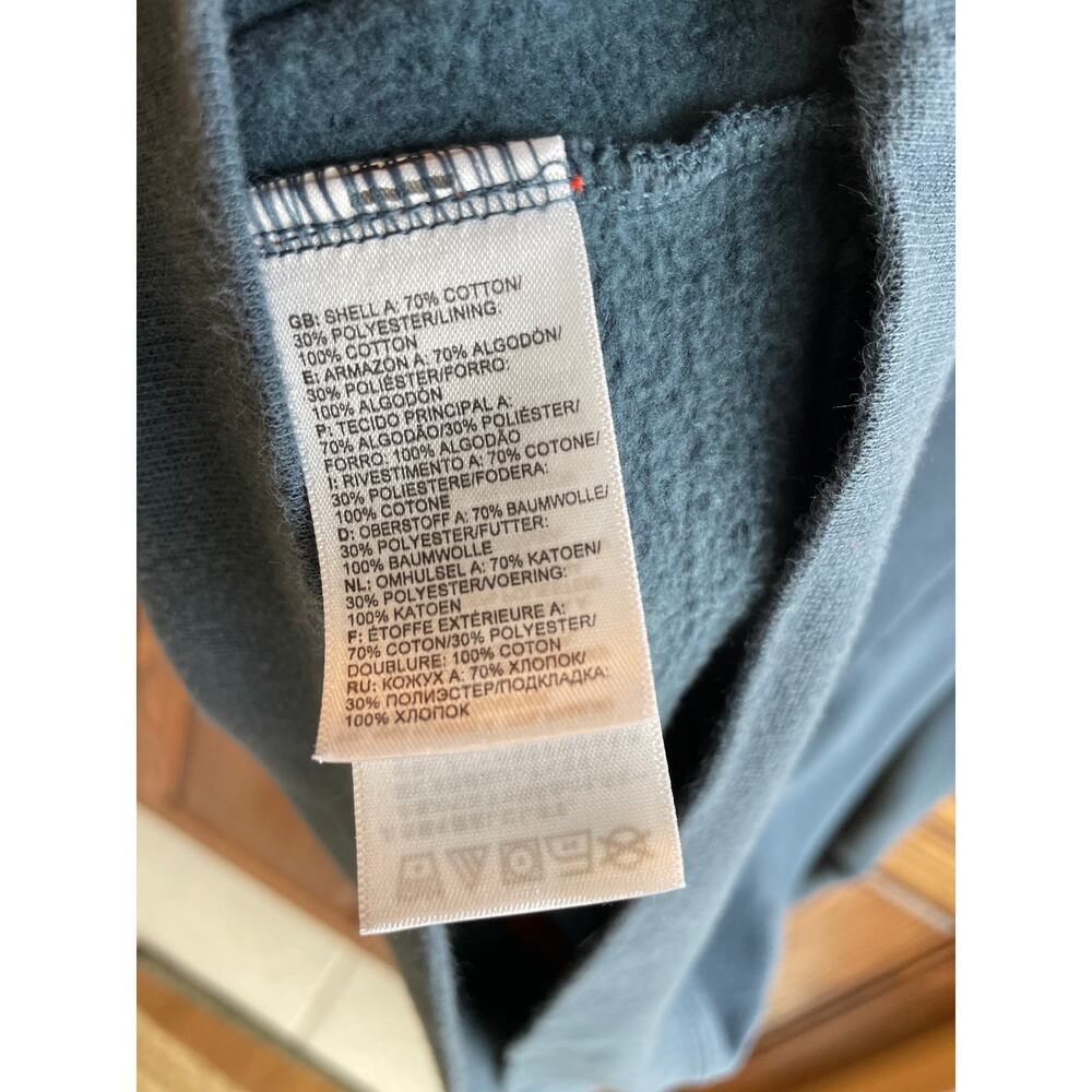 The North Face Women's Medium Pullover Sweatshirt, Hoodie, Blue Large Logo - Picture 7 of 7